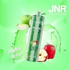 JNR SHISHA HOOKAH – DOUBLE APPLE 12000 PUFFS