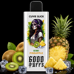 HQD Cuvie Slick – Kiwi Pineapple  6000 pufffs