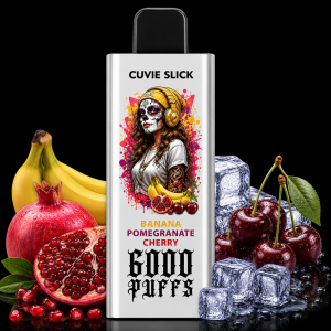 HQD Cuvie Slick – Banana Pomegranate Cherry 6000 puffs
