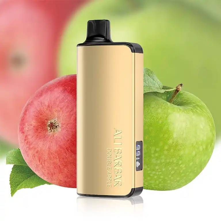 ALIBARBAR INGOT DOUBLE APPLE-9000 puffs