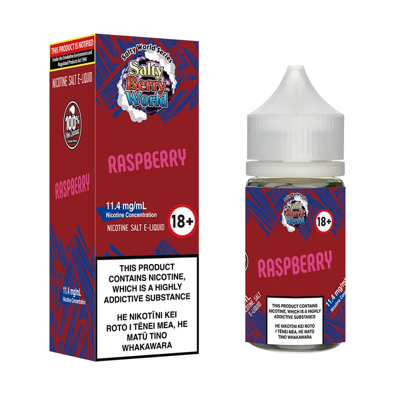 Raspberry Nicotine Salt E-liquid - Image 2