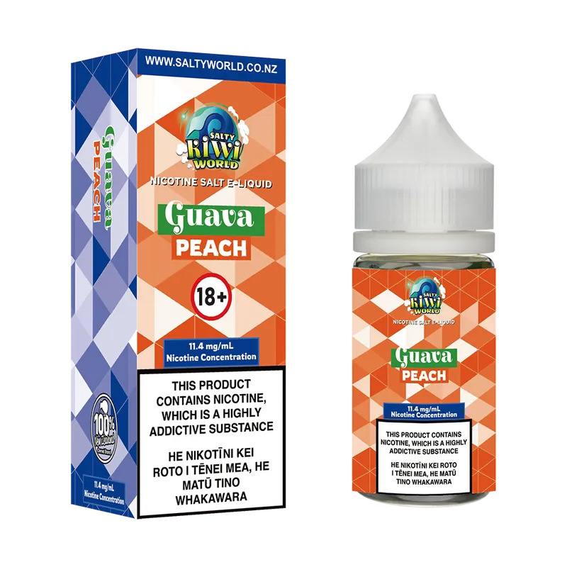 Guava Peach Nicotine Salt E-liquid - Image 2