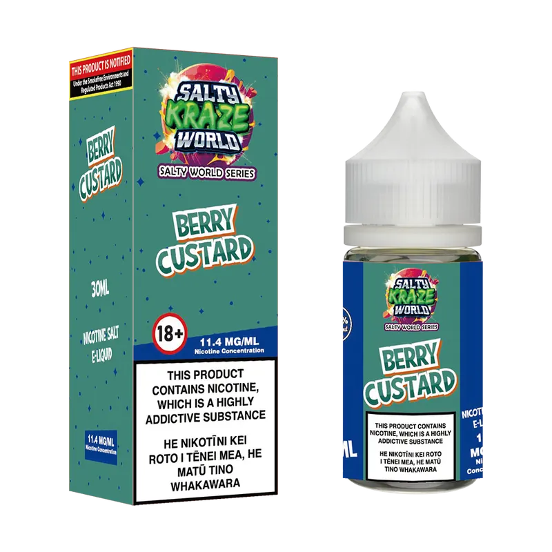 Berry Custard Nicotine Salt E-liquid - Image 2