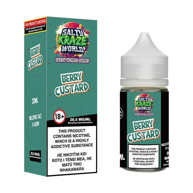 Berry Custard Nicotine Salt E-liquid