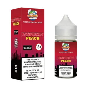 Raspberry Peach Nicotine Salt E-Liquid