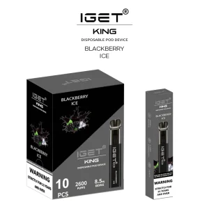 IGET King 2600 Puffs Disposable 10 x IGET King