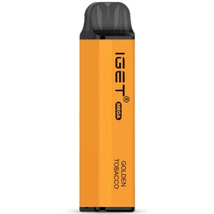 Golden Tobacco 3500 Puffs Disposable Vape IGET Mega