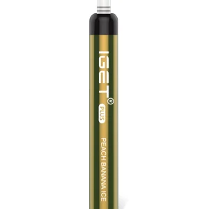 Peach Banana Ice 1200 Puffs Disposable Vape IGET Plus